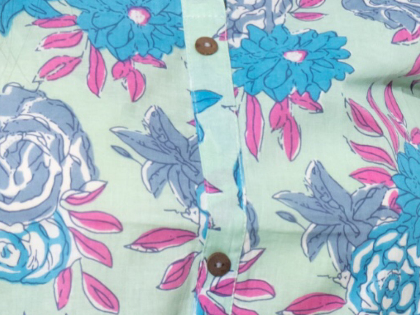Floral Print Cotton Top for Women